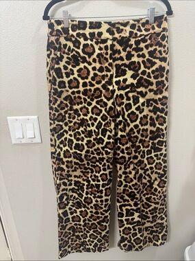 Loft Fashion Leopard Print Leggings - Brown/Black/Cream
